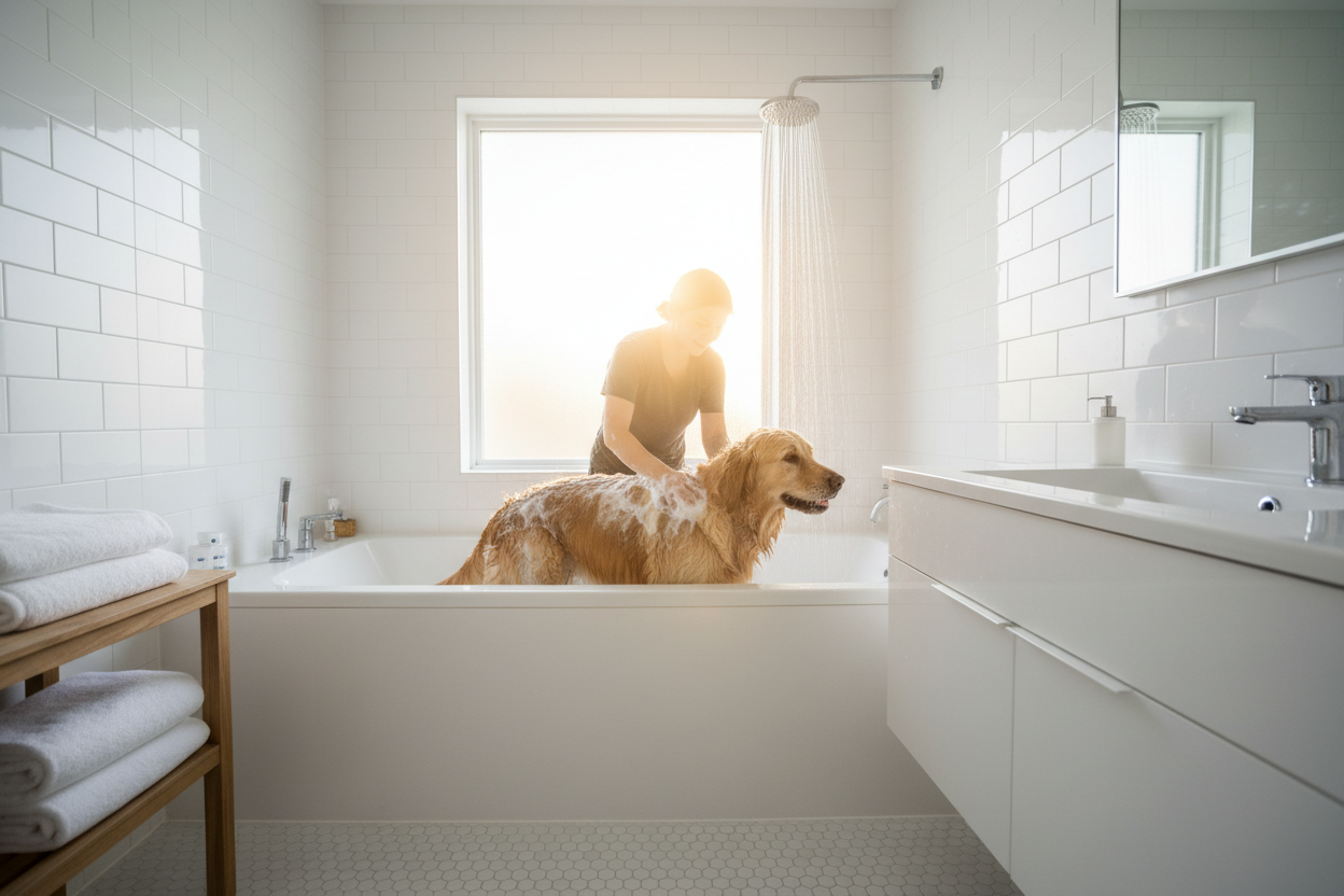 Wie oft sollte man Hunde baden? – Fellpflege und der Schutz der Hautbarriere