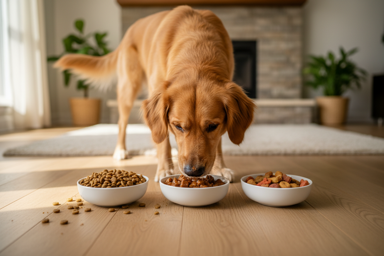 Hero Hund mit Futter