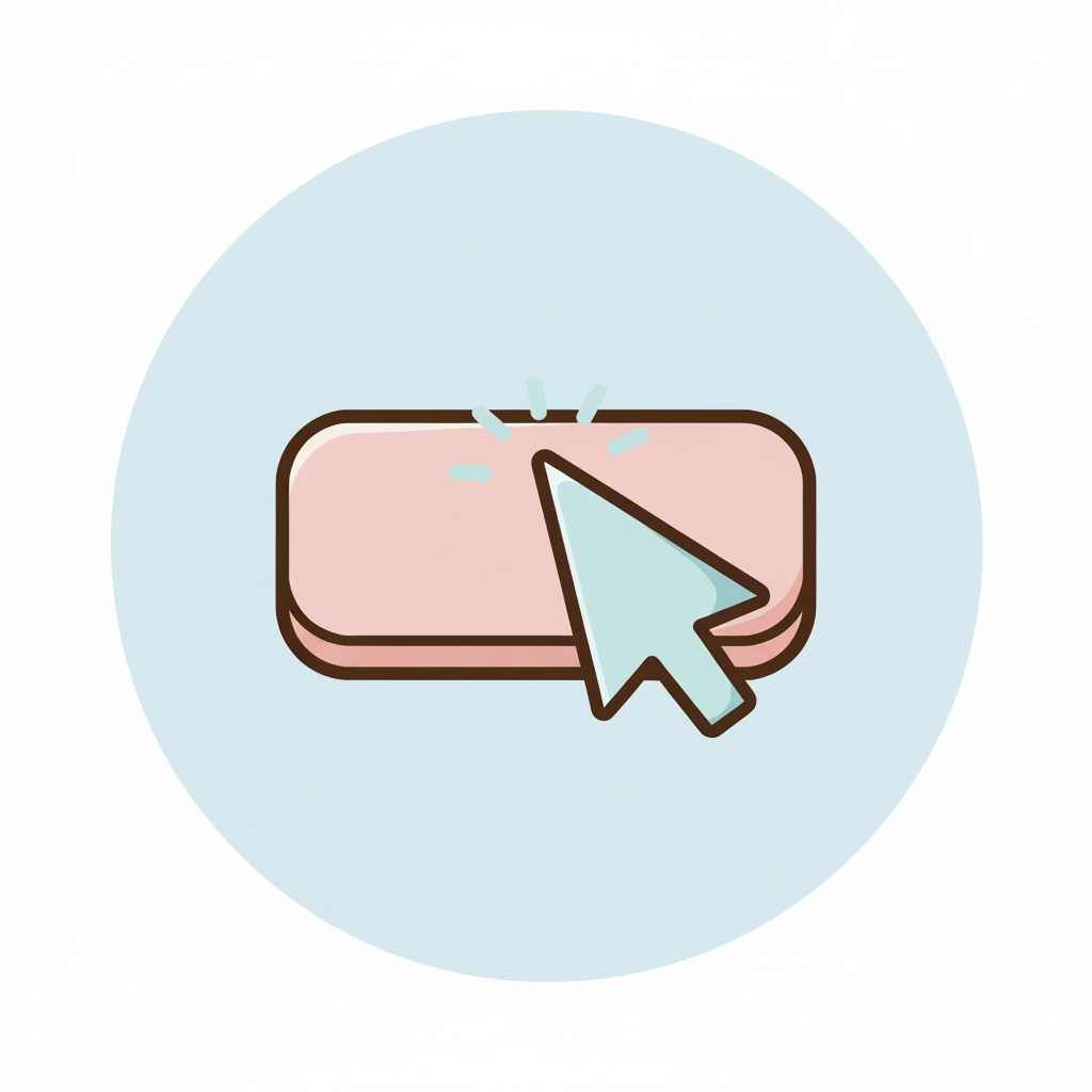Icon Klick reinweiß