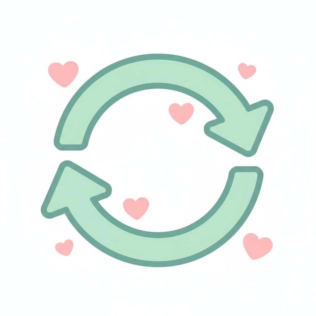 Icon Rücksendung mintgrün