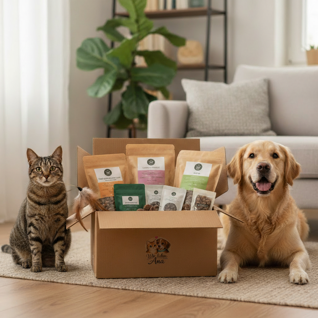 Produktbox mit Wir lieben Ana Logo