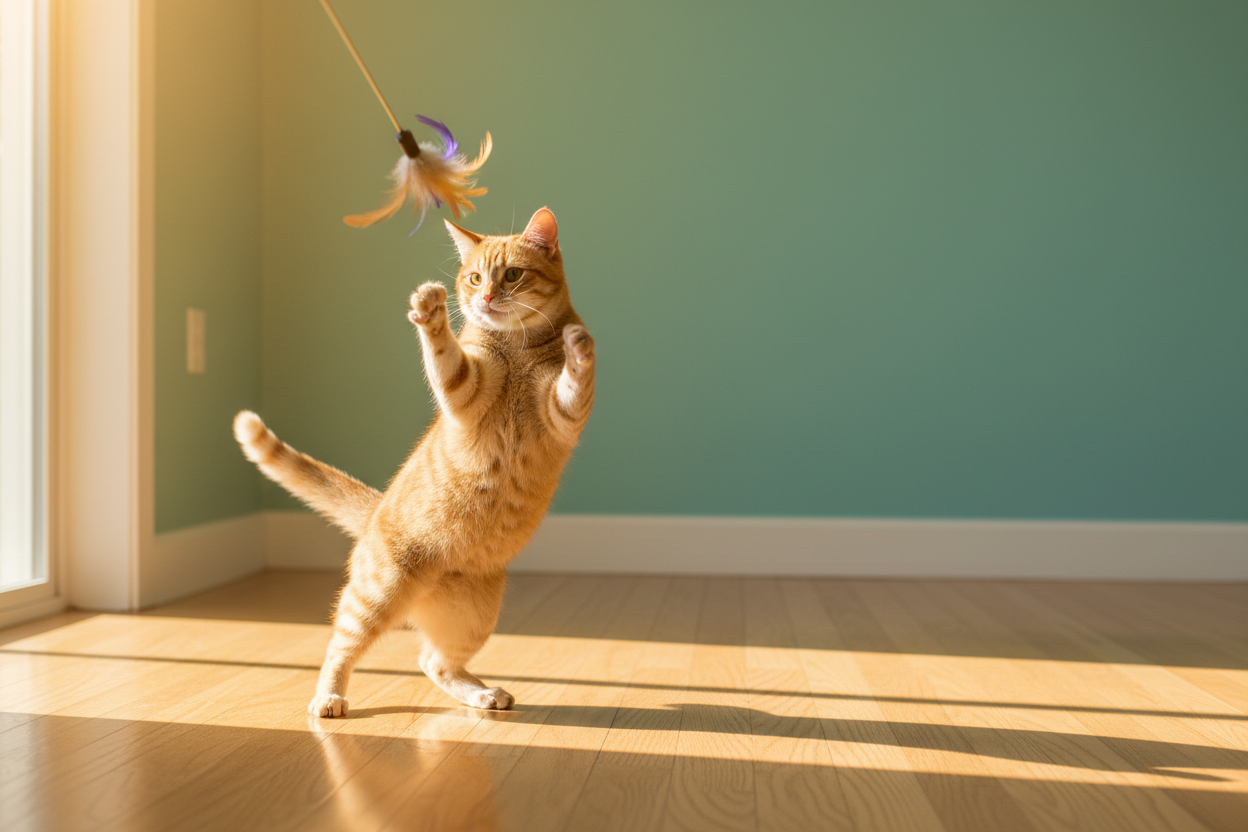 Ratgeber 2 Katze beim Spielen